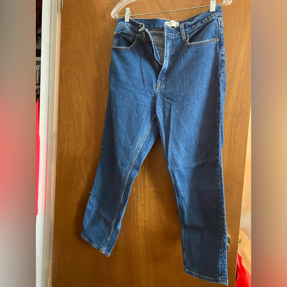 Abercrombie & Fitch High Rise Blue Jeans